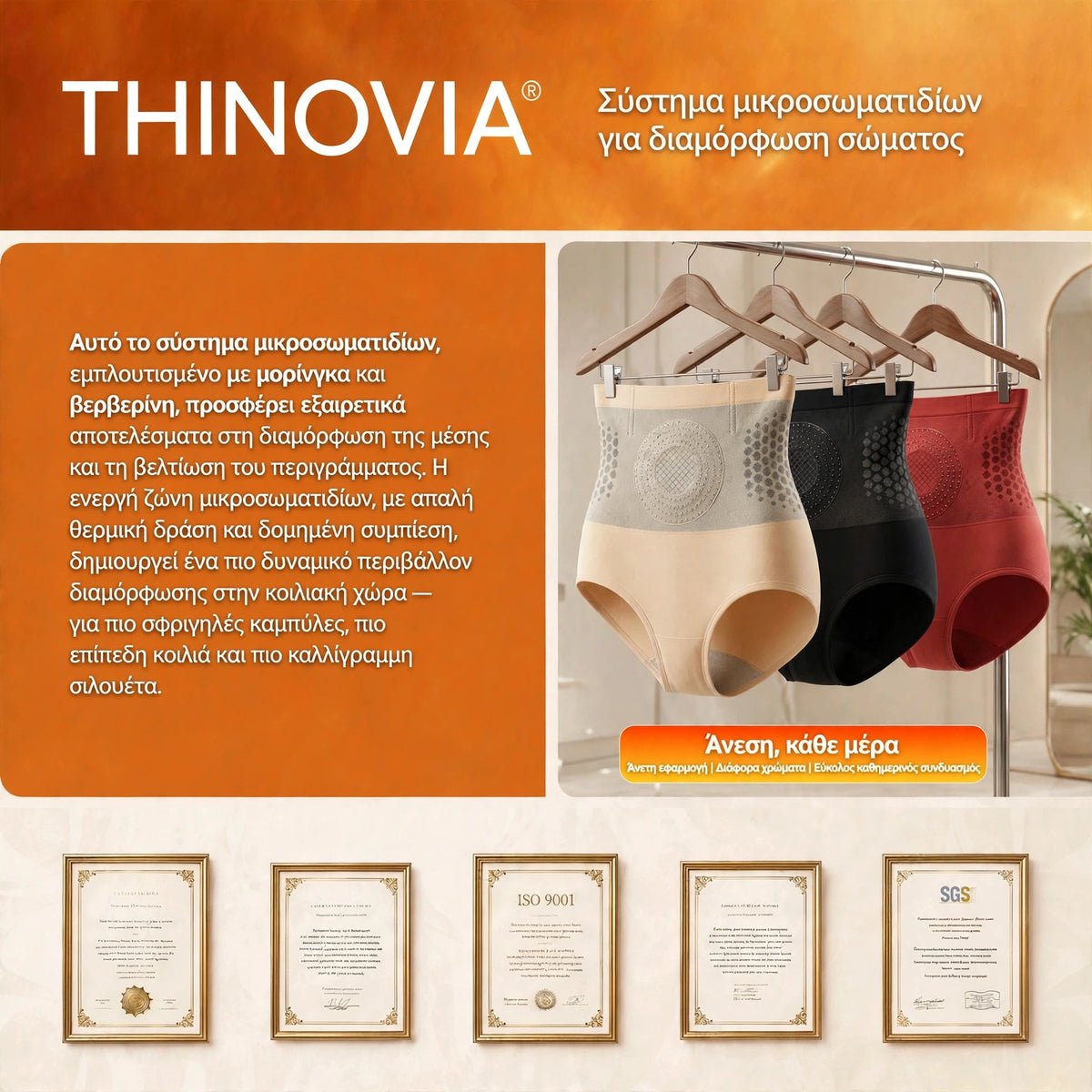 Επίσημο κατάστημα της μάρκας | Thinovia® 2026 ΜΟΡΙΝΓΚΑ & ΒΕΡΒΕΡΙΝΗ 4 ΣΕ 1 ΓΛΥΠΤΙΚΗ ΜΙΚΡΟΣΩΜΑΤΙΔΙΩΝ & ΣΟΡΤΣ ΚΑΥΣΗΣ ΛΙΠΟΥΣ 📦